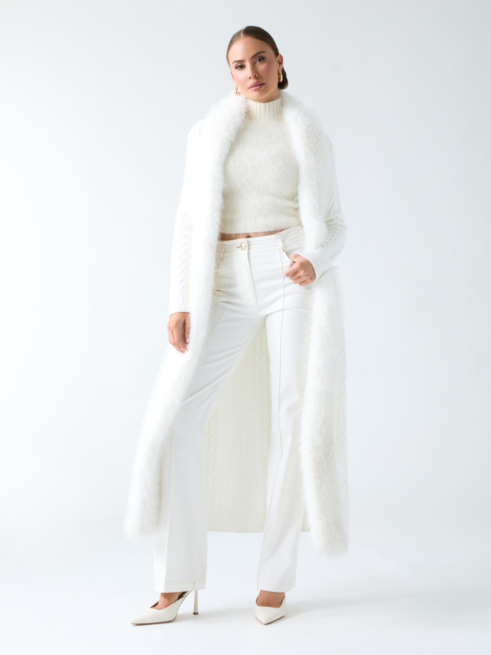 Paula Wrap Cardigan Coat - Guess