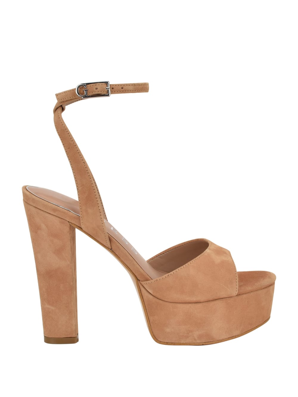 Hitten Suede Platform Dress Sandals - Guess