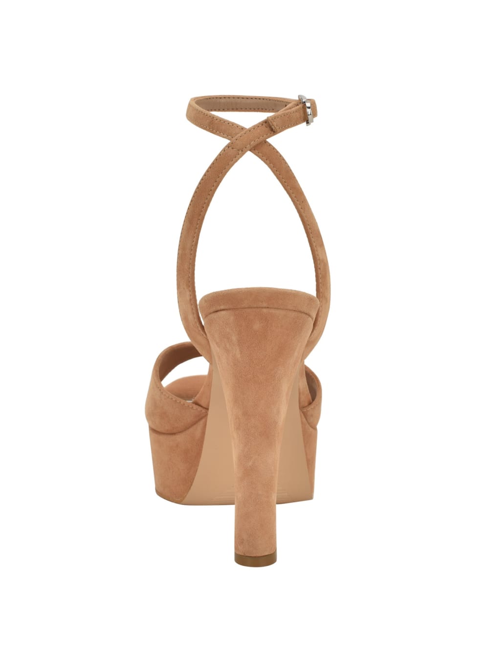 Hitten Suede Platform Dress Sandals - Guess