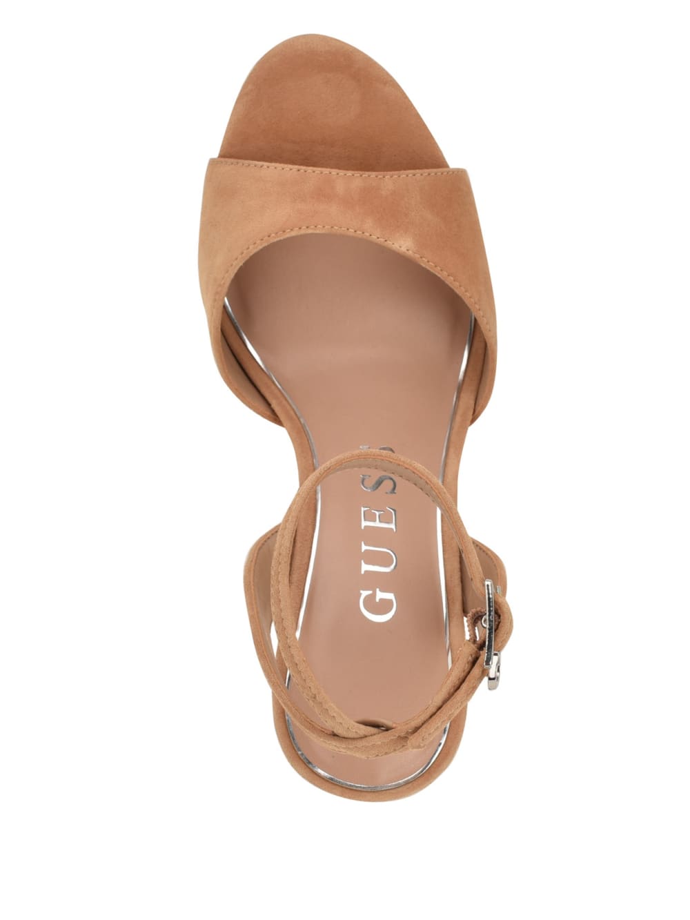 Hitten Suede Platform Dress Sandals - Guess