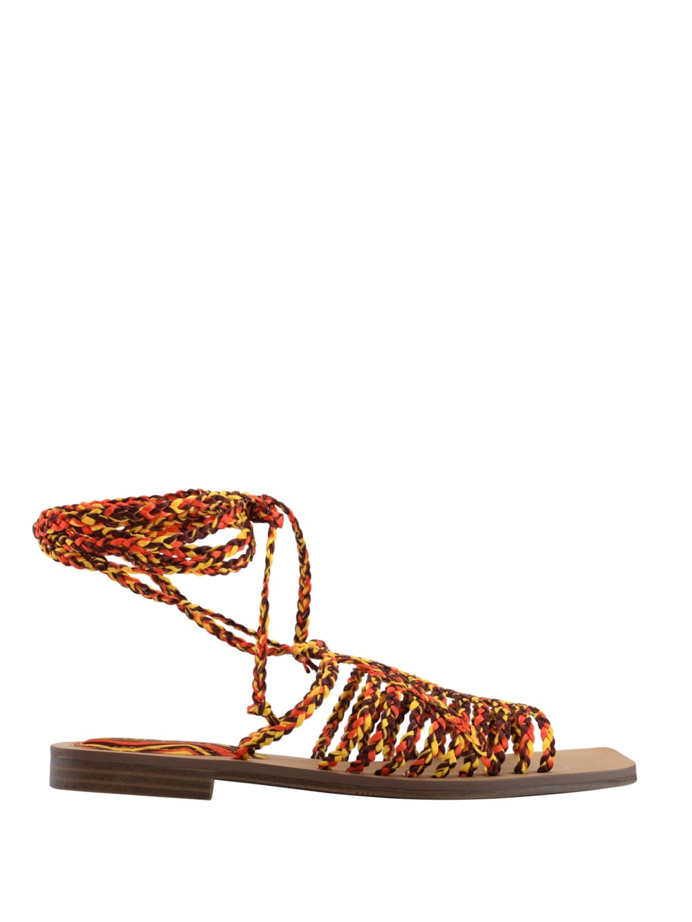 Rayana Strappy Lace-Up Sandals - Guess