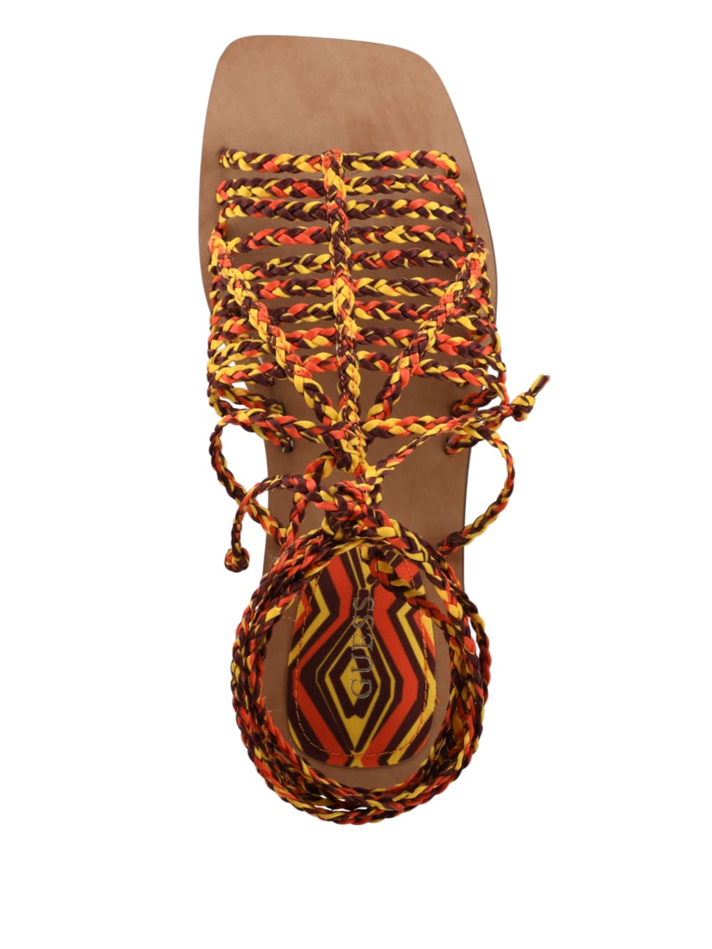 Rayana Strappy Lace-Up Sandals - Guess