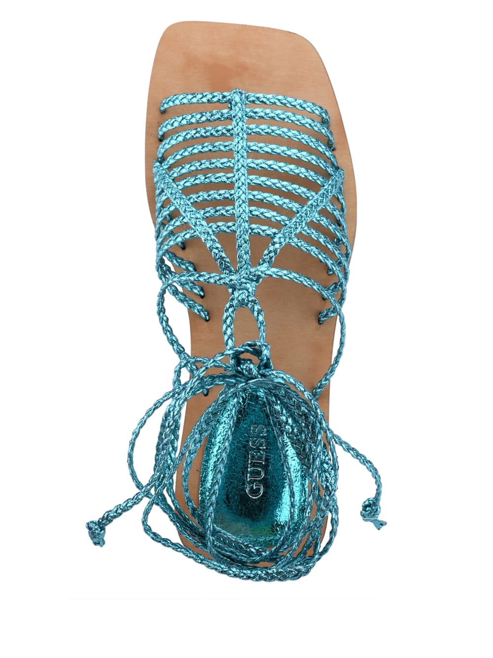 Rayana Strappy Lace-Up Sandals - Guess