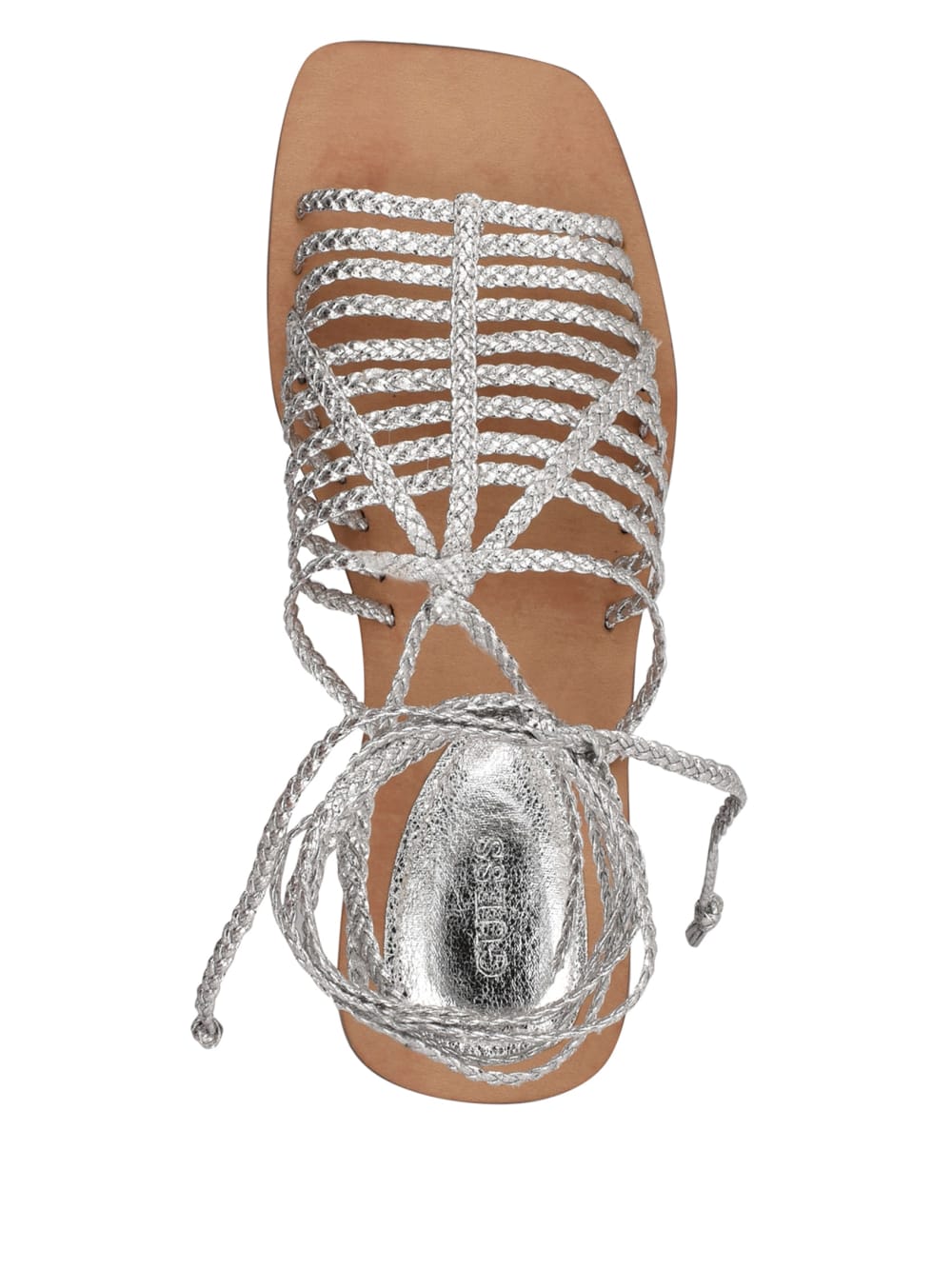 Rayana Strappy Lace-Up Sandals - Guess