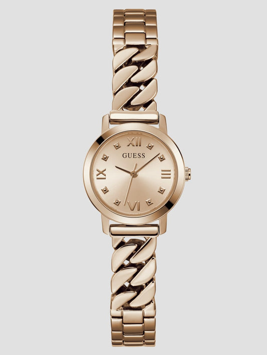 Rose Gold-Tone Mixed Chain Analog Watch - Guess