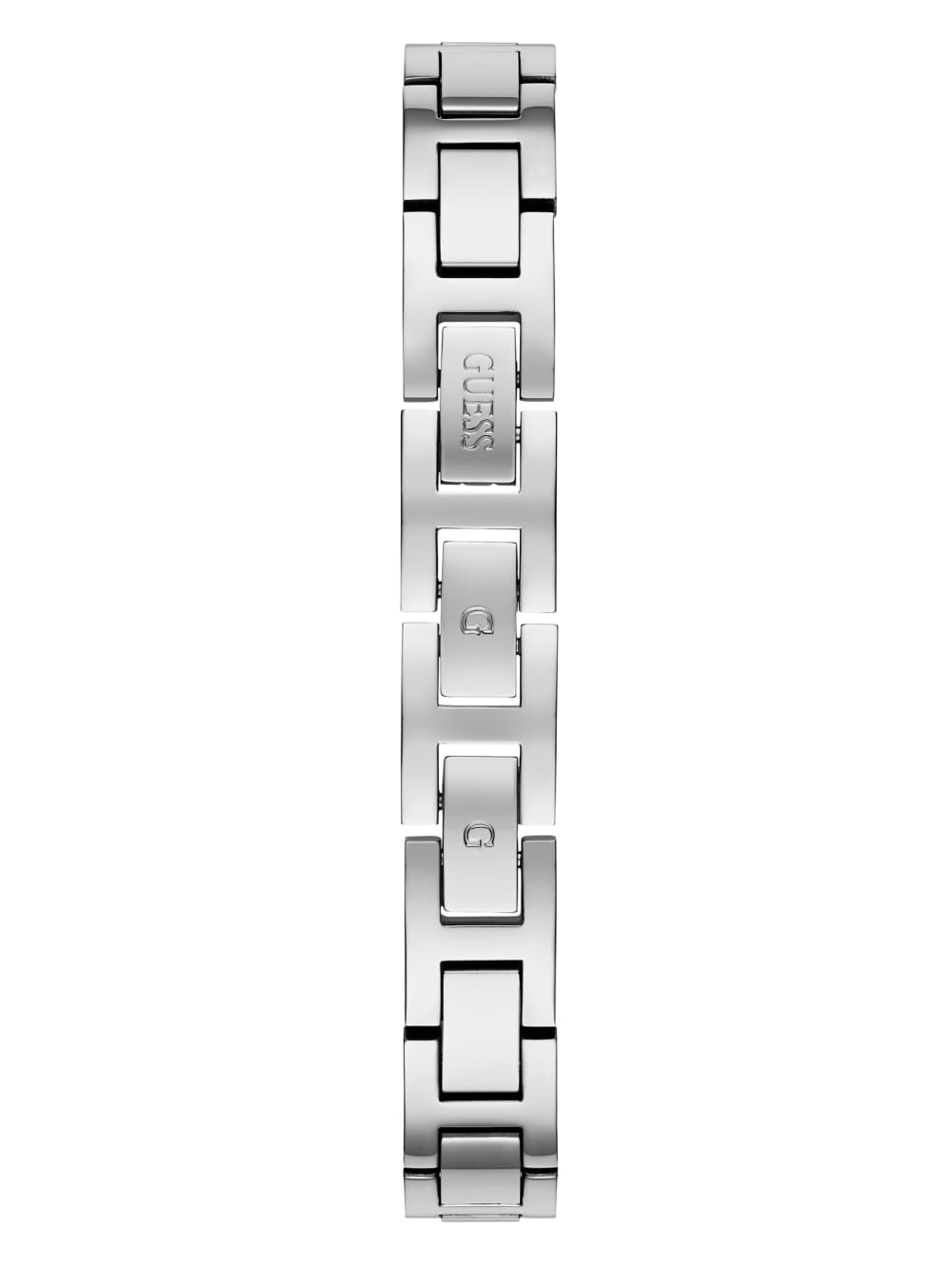 Silver-Tone Crystal Analog Watch - Guess