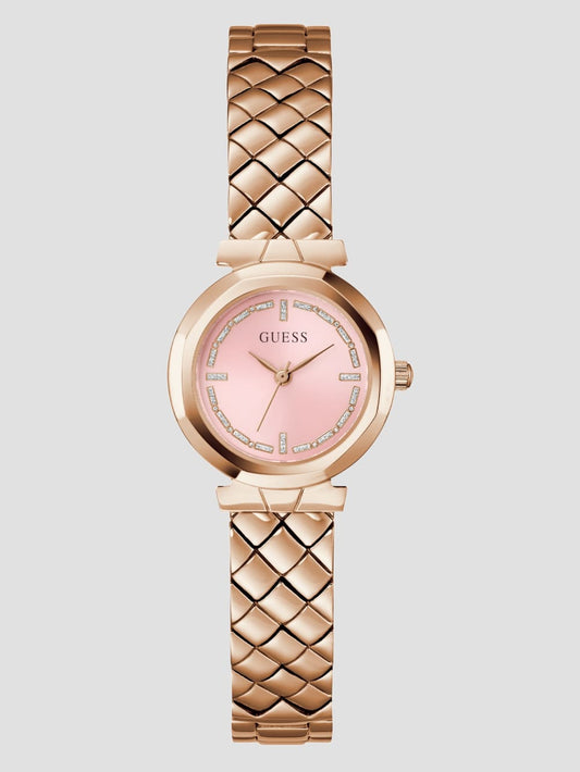 Rose Gold-Tone Analog Watch - Guess