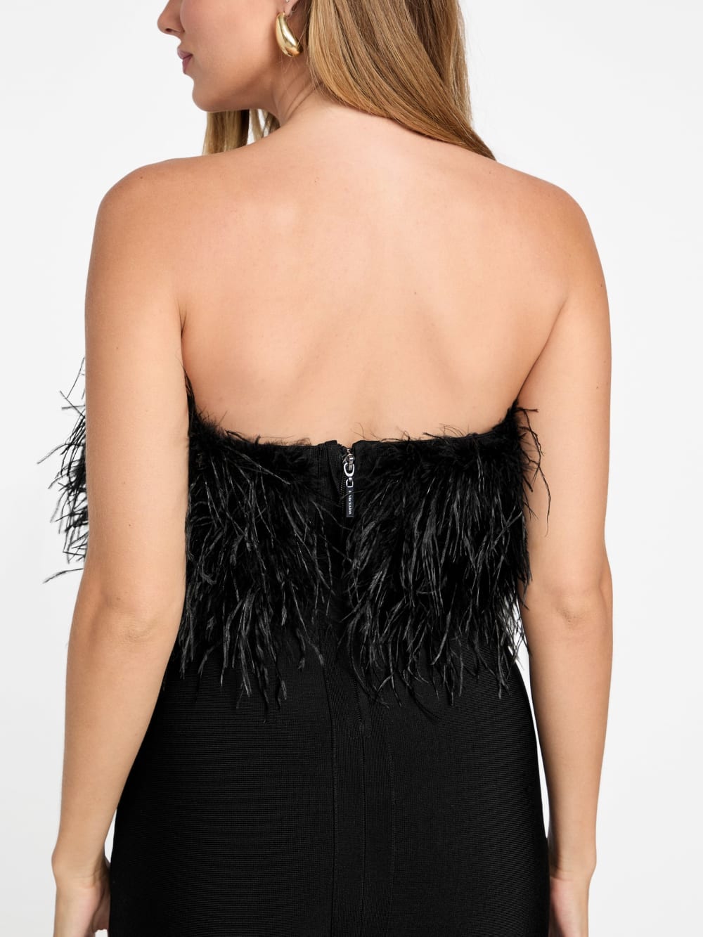 Evita Feather Bandage Dress - Guess
