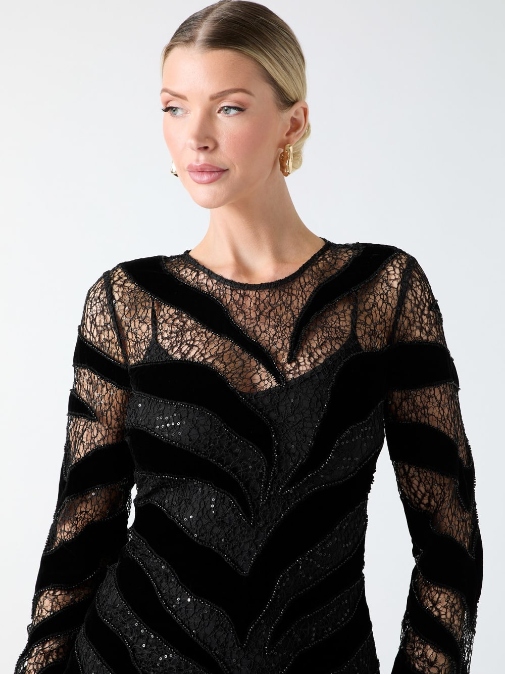 Sonata Sequin Lace Dress - Guess