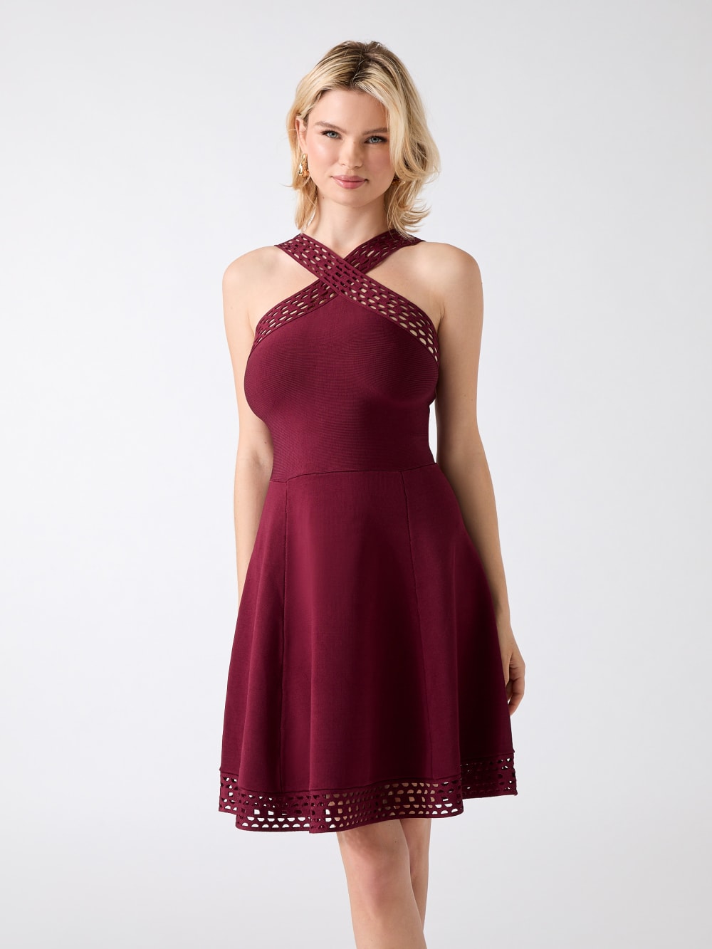 Luana Fit-and-Flare Dress - Guess