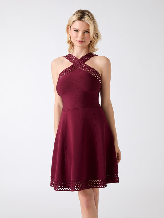 Luana Fit-and-Flare Dress - Guess