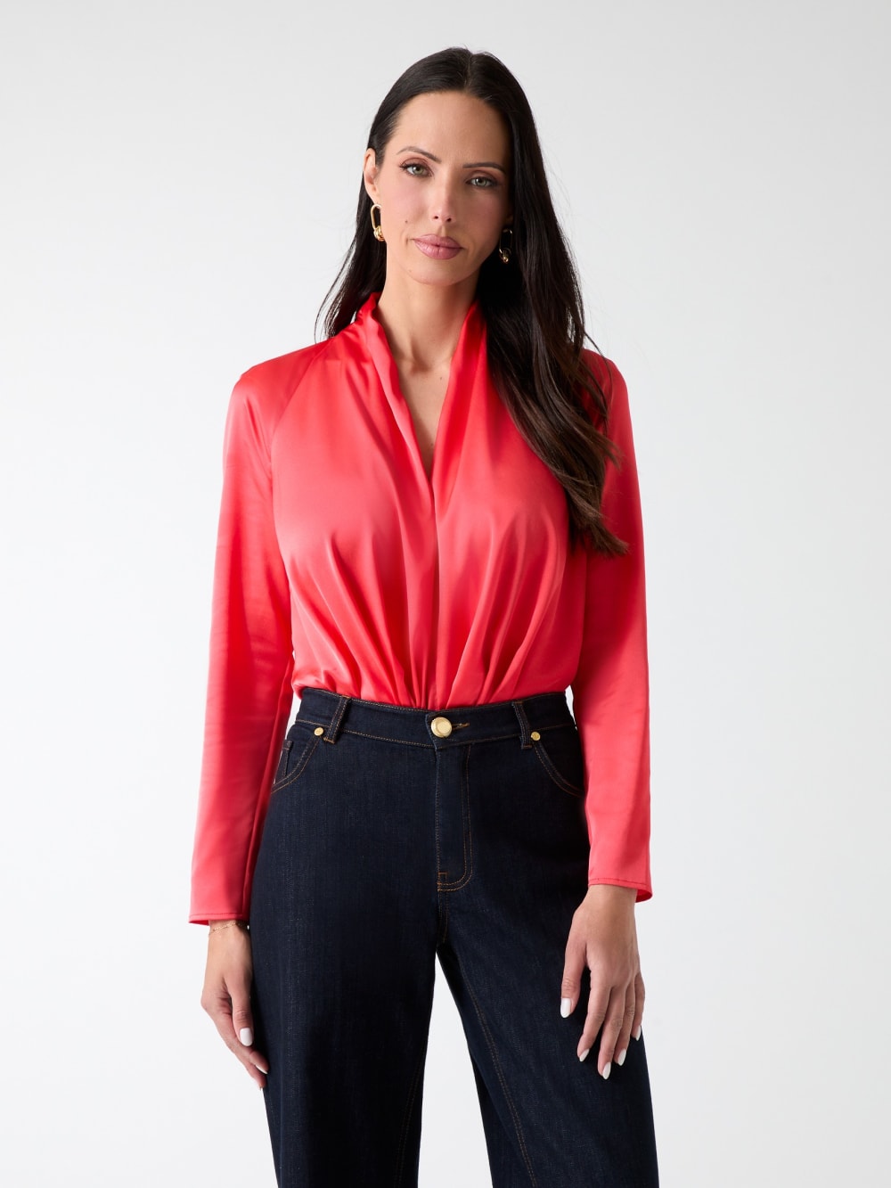 Delilah Satin Bodysuit - Guess