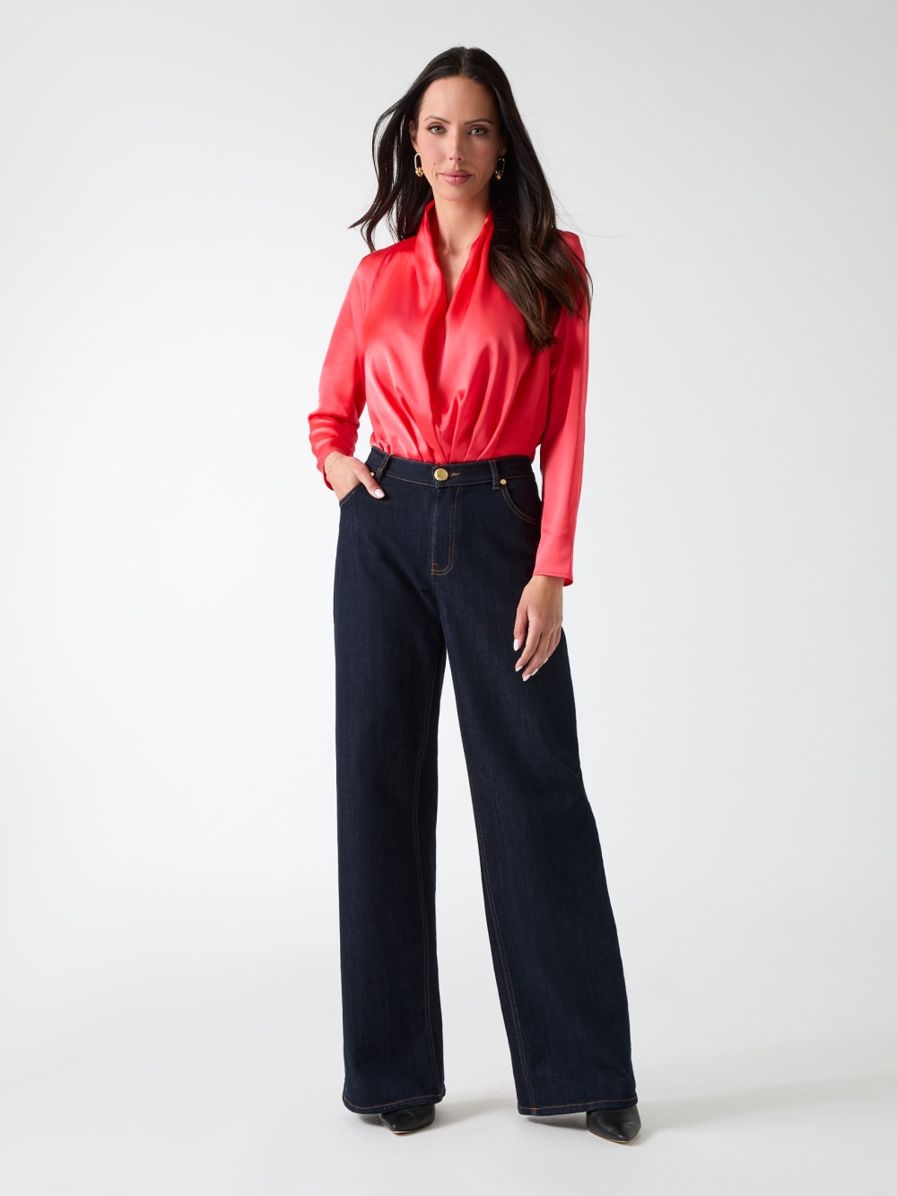 Delilah Satin Bodysuit - Guess
