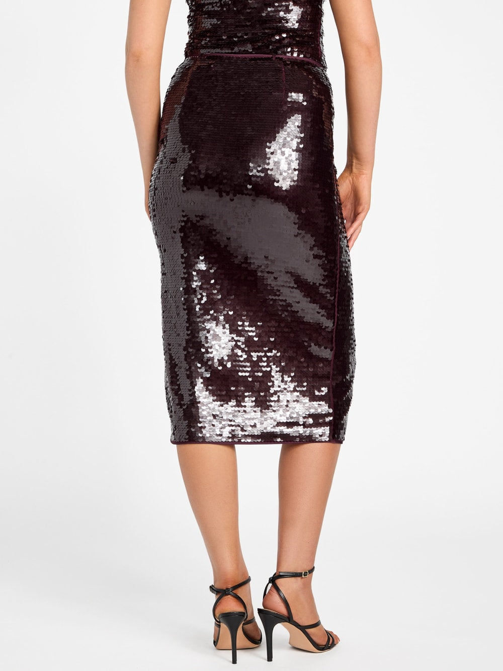 Misty Sequin Midi Skirt - Guess