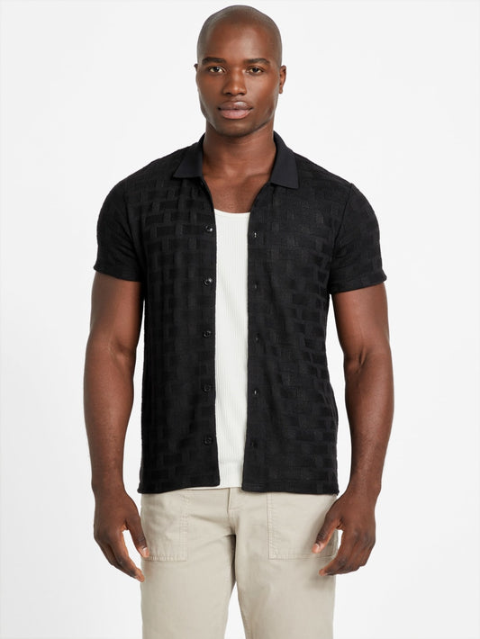 Eco Tristan Textured Shirt - Guess