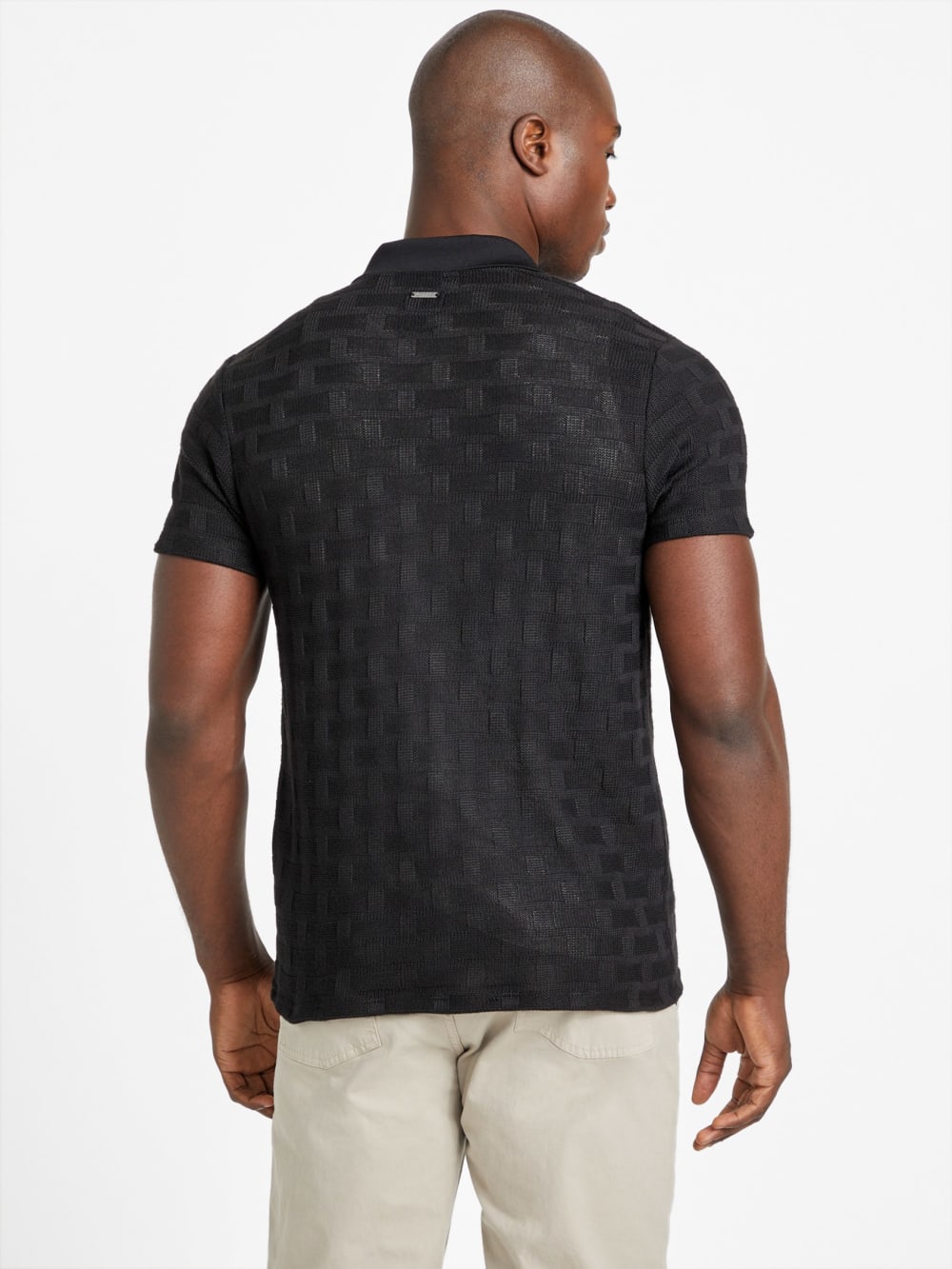 Eco Tristan Textured Shirt - Guess