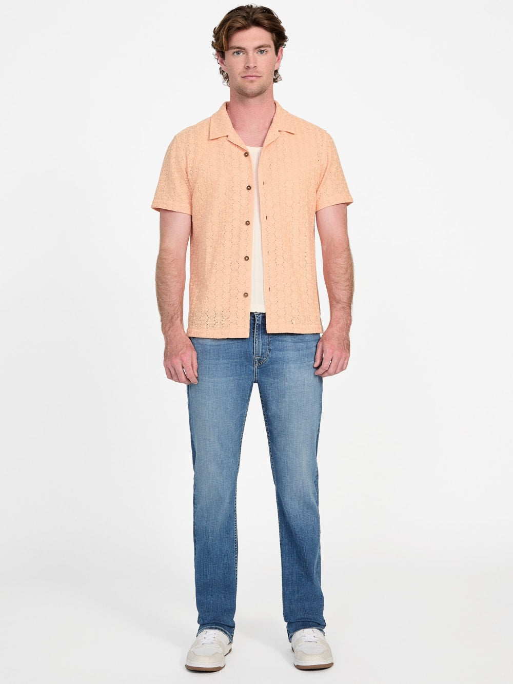 Wesley Crochet Resort Shirt - Guess