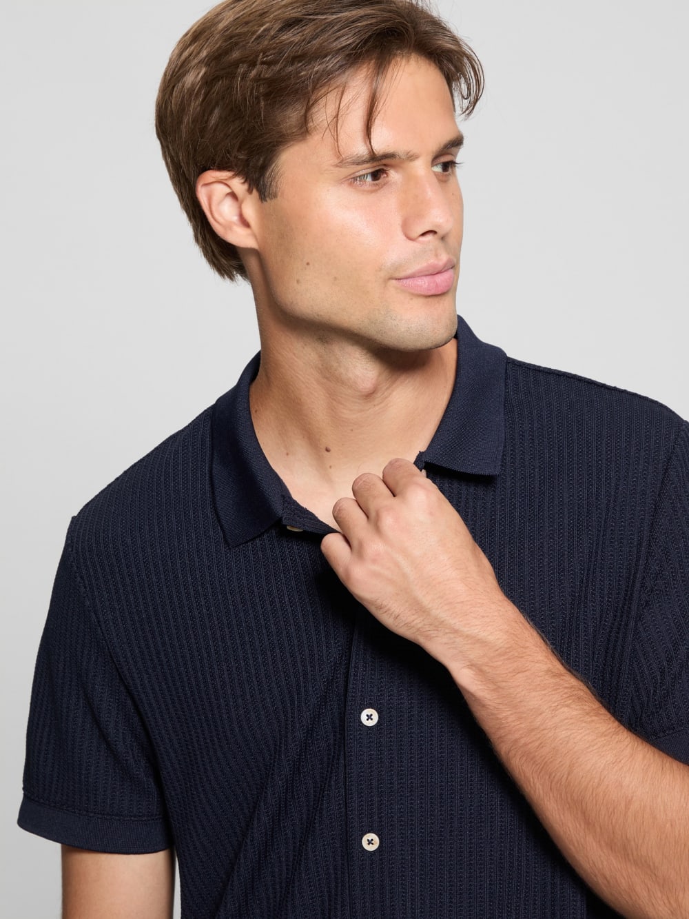 Pointelle Knit Shirt - Guess