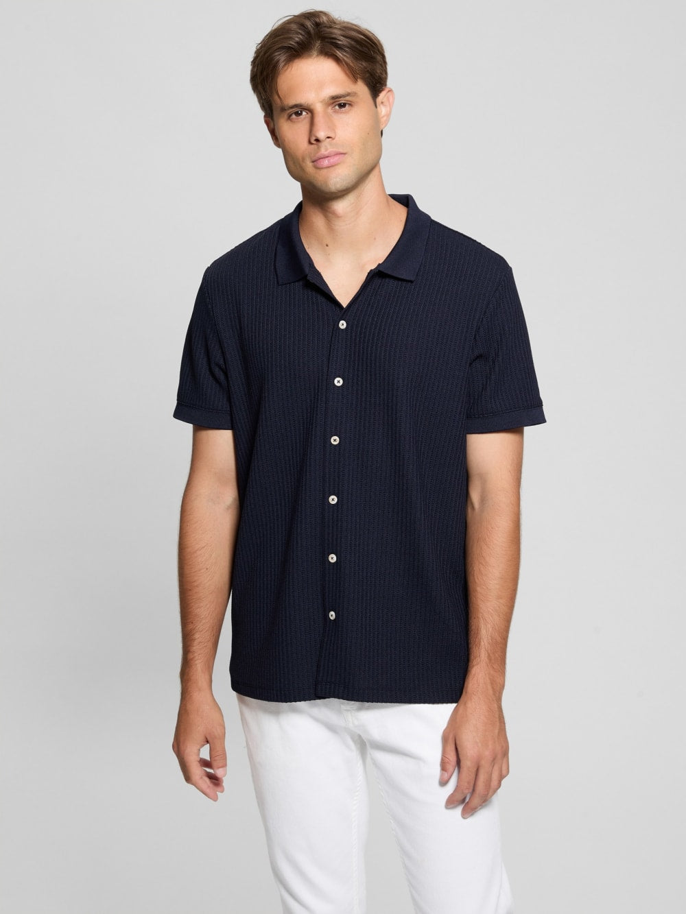 Pointelle Knit Shirt - Guess