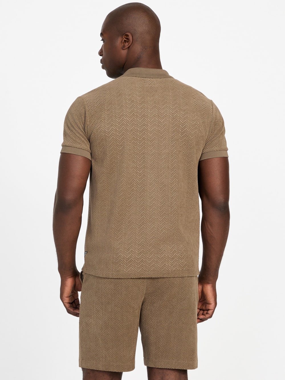 Eco Calvin Chevron-Knit Shirt - Guess