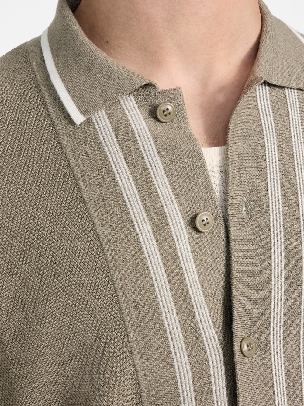 Eco Tyler Striped Sweater Shirt - Guess