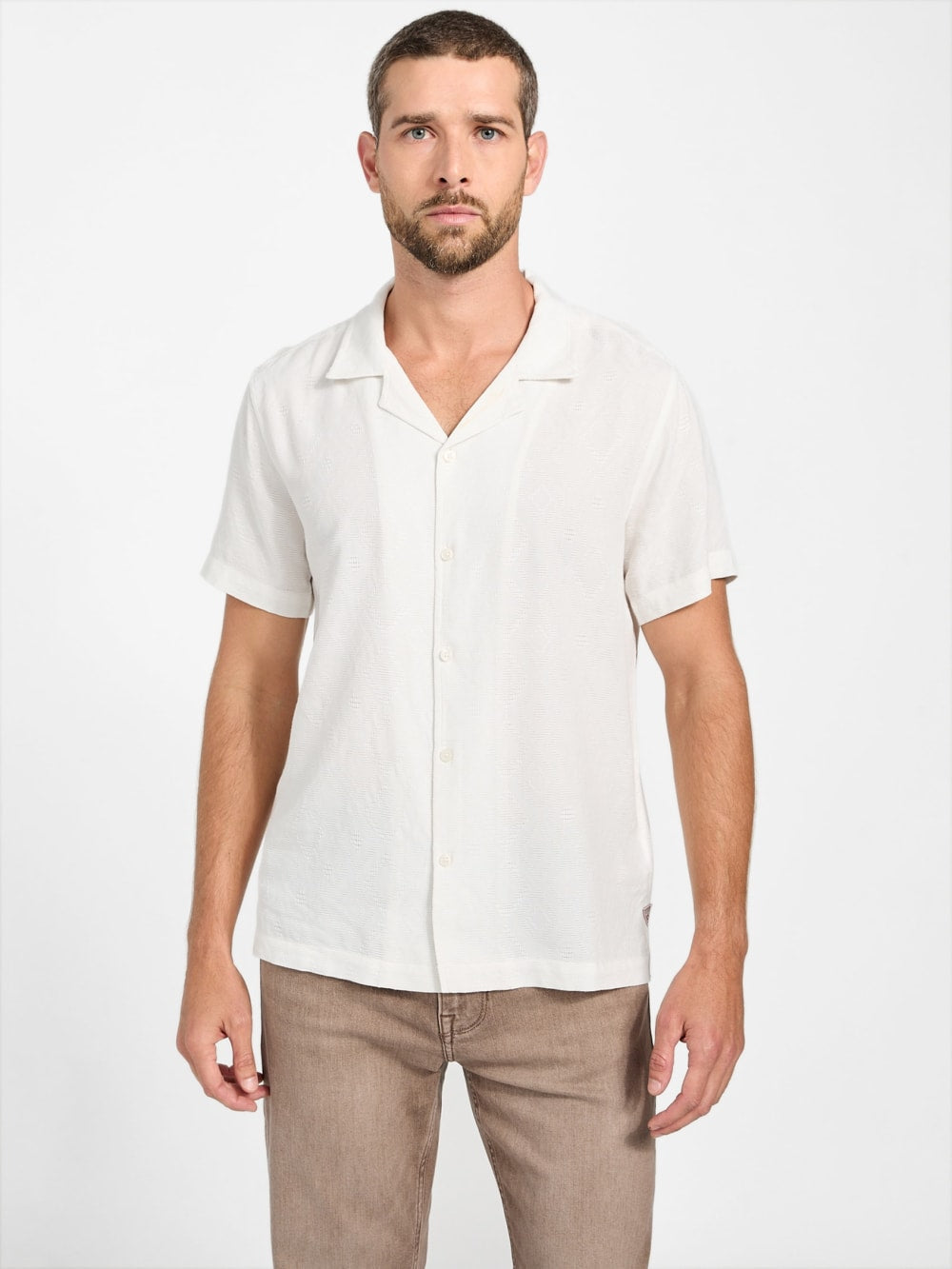 Eco Diamond Jacquard Shirt - Guess