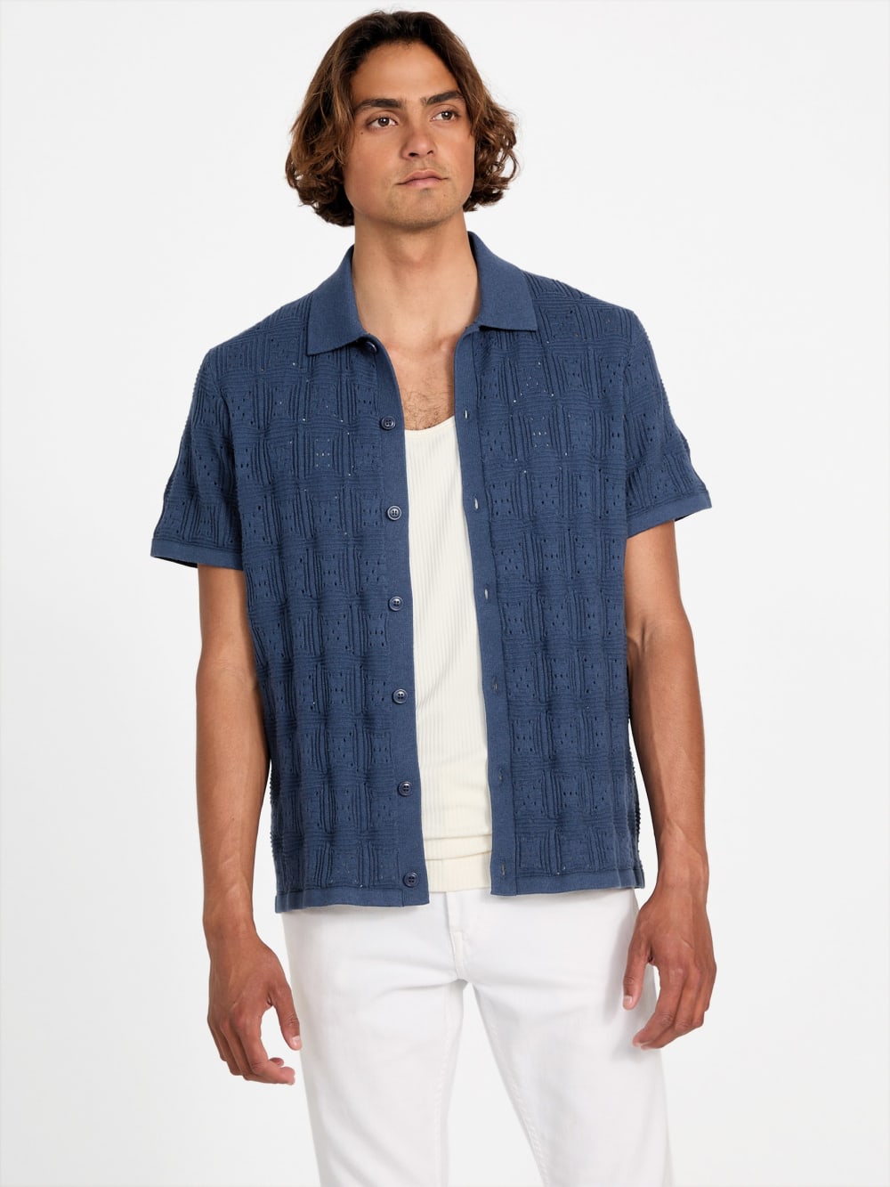 Topanga Pointelle Shirt - Guess