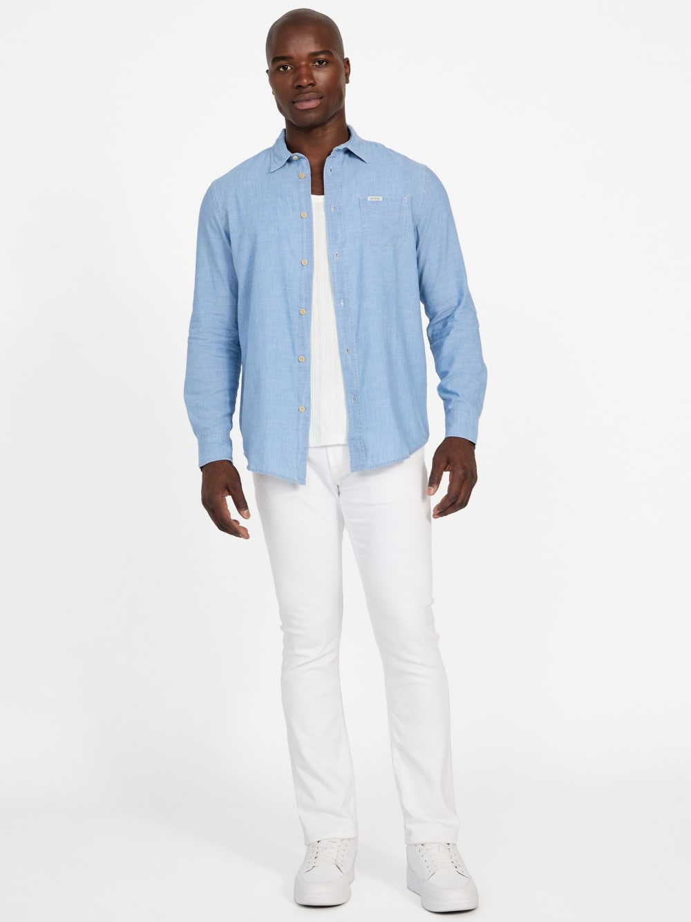 Ronnie Denim Pocket Shirt - Guess