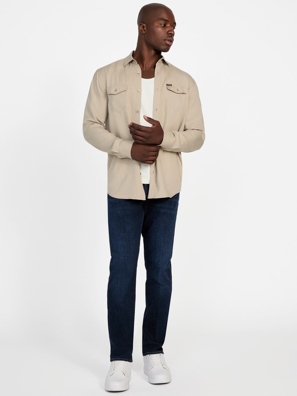 Washed Twill Shirt - Guess