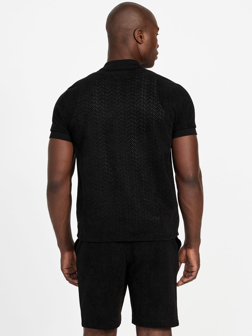 Eco Calvin Chevron-Knit Shirt - Guess