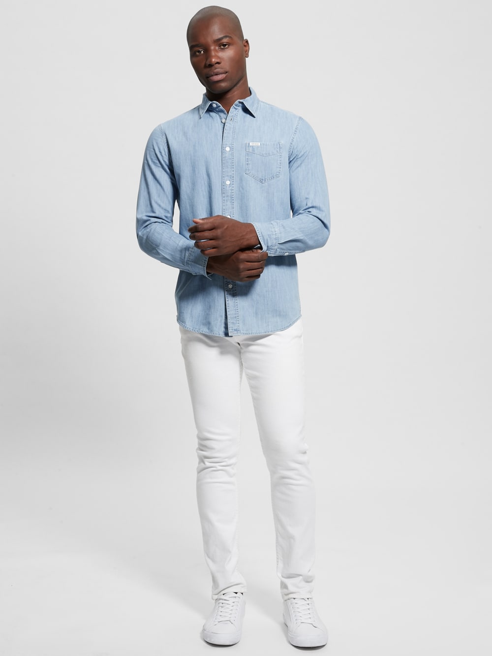Ronnie Chambray Shirt - Guess