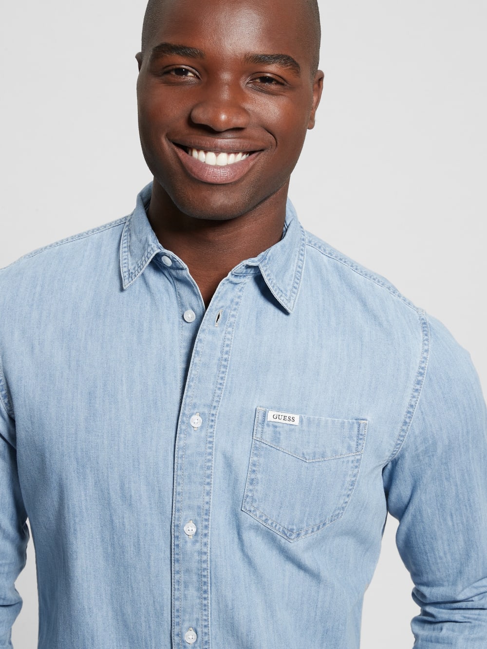 Ronnie Chambray Shirt - Guess