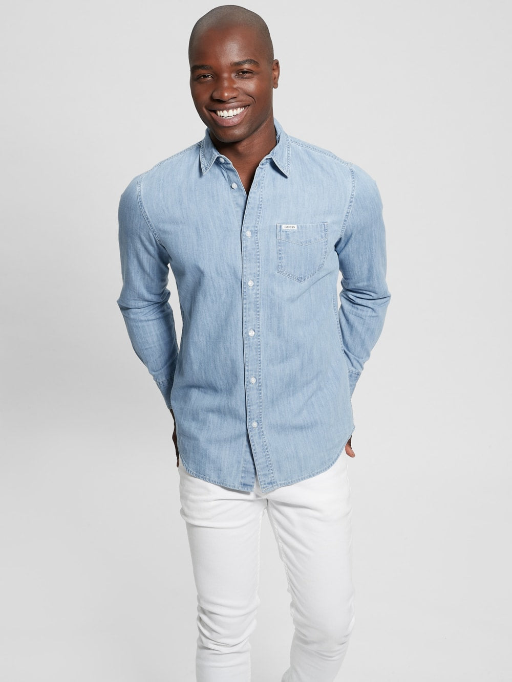 Ronnie Chambray Shirt - Guess