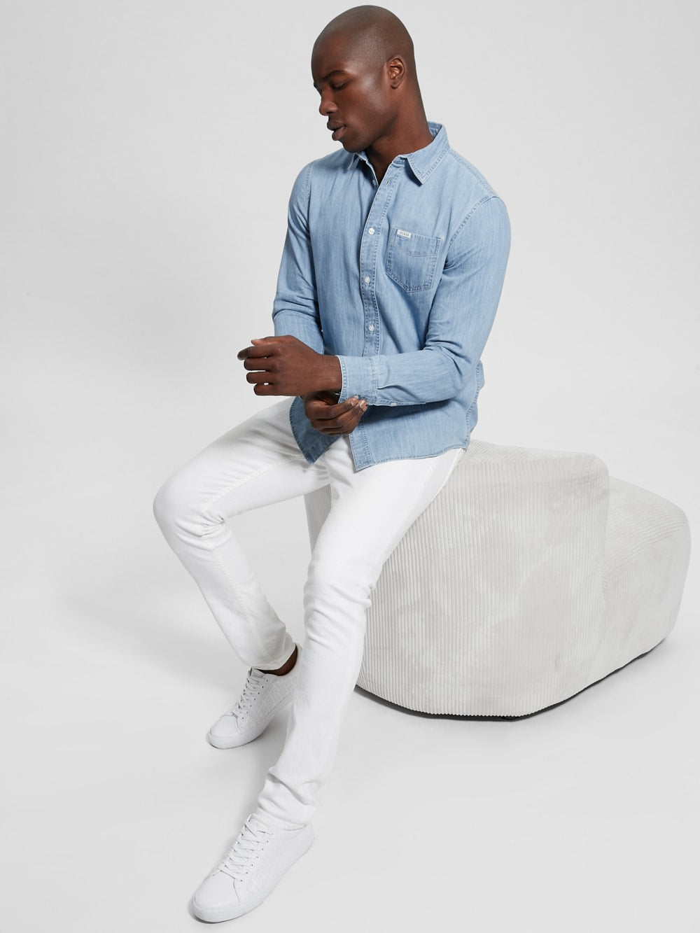 Ronnie Chambray Shirt - Guess