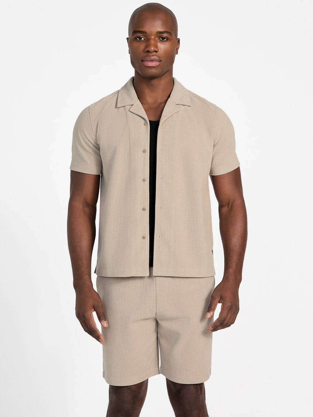 Eco Baron Textured Shirt - Guess