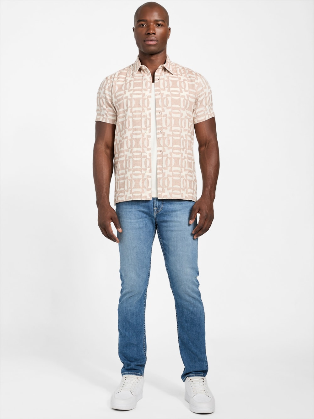 Kendrick Geo Jacquard Shirt - Guess