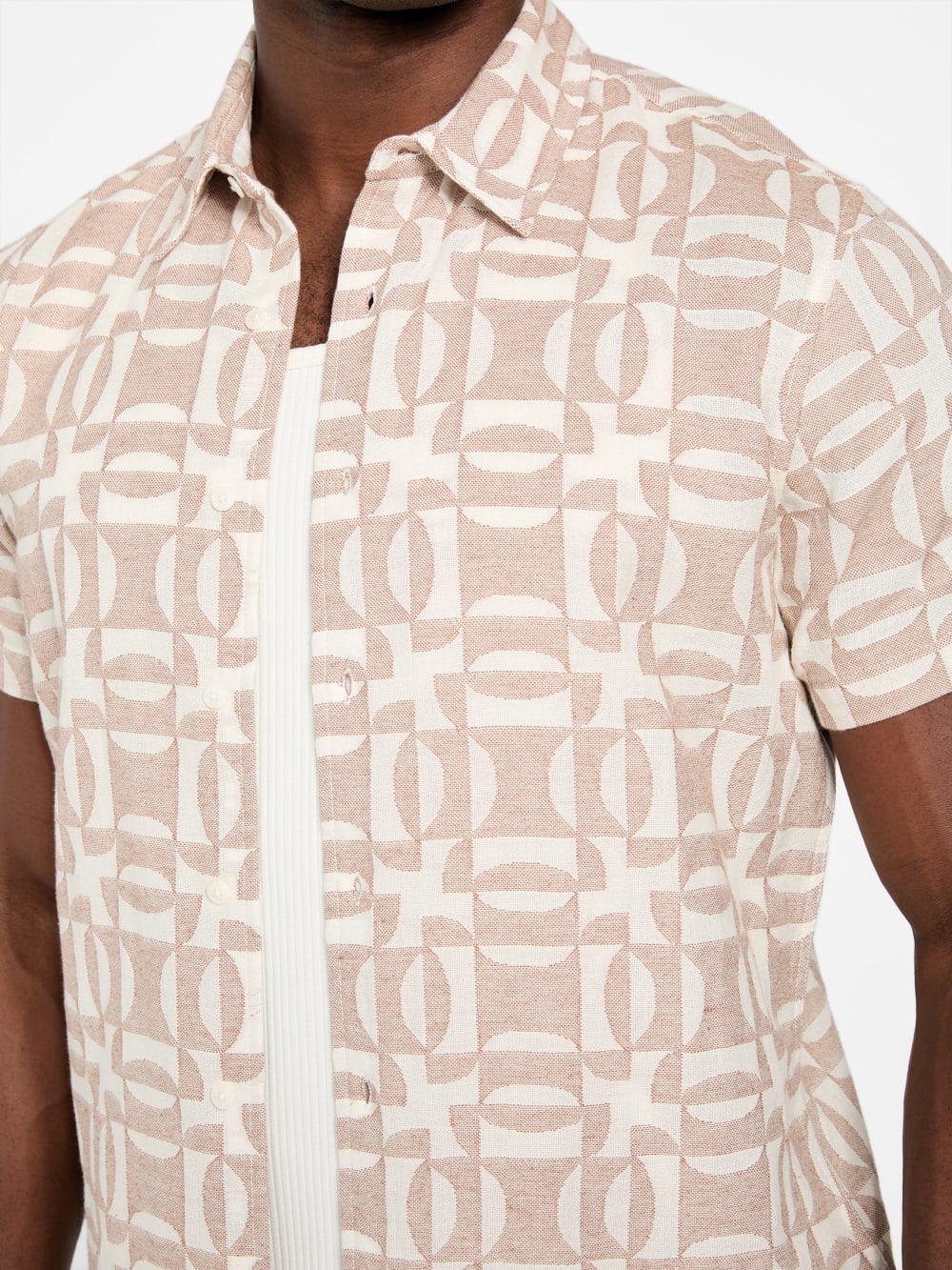 Kendrick Geo Jacquard Shirt - Guess
