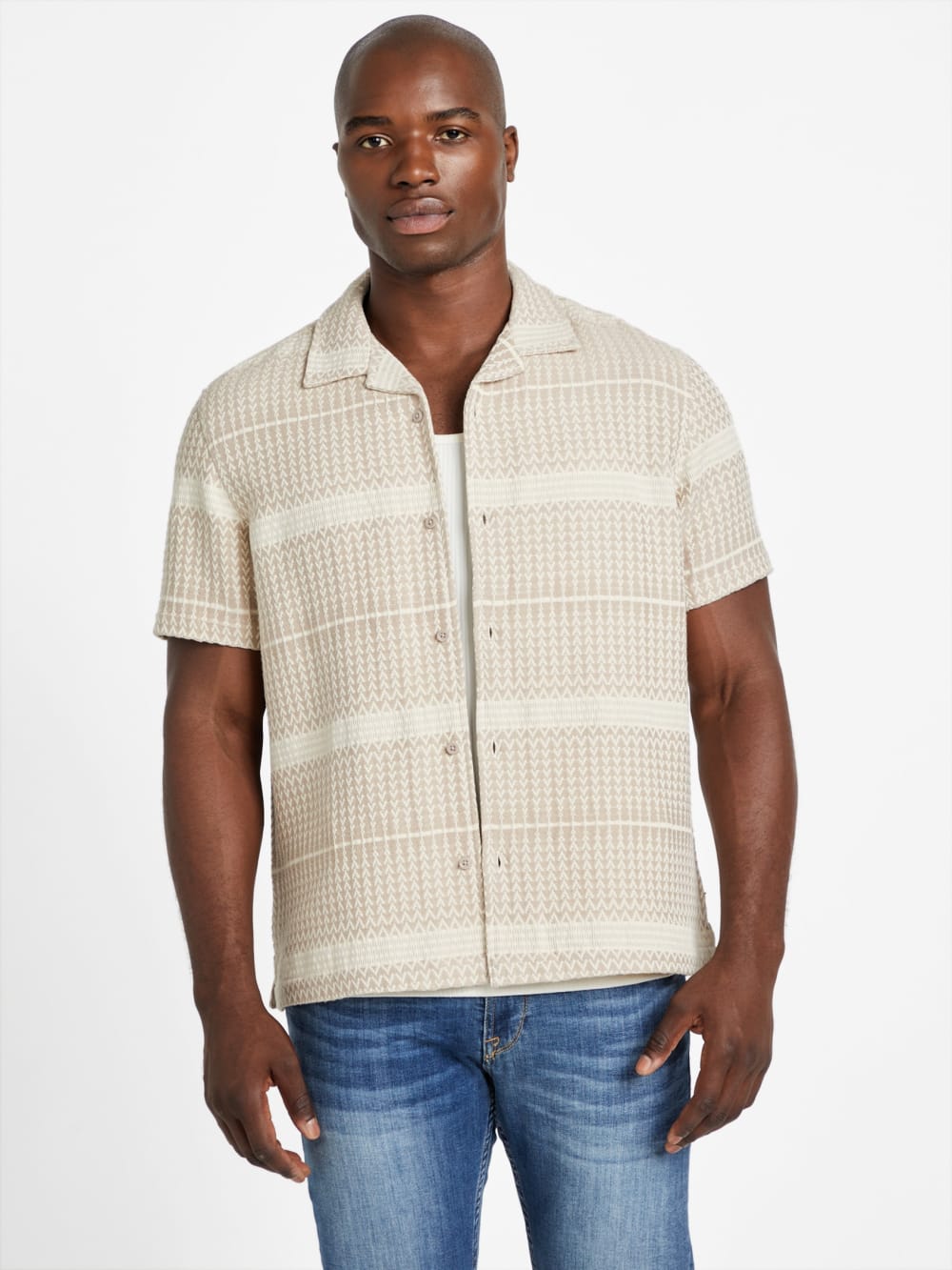 Arrow Jacquard Shirt - Guess