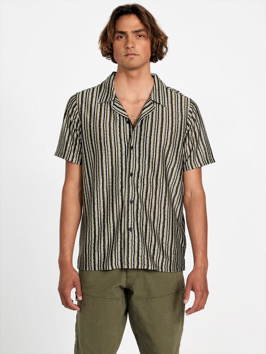 Wyatt Stripe Resort Shirt - Guess