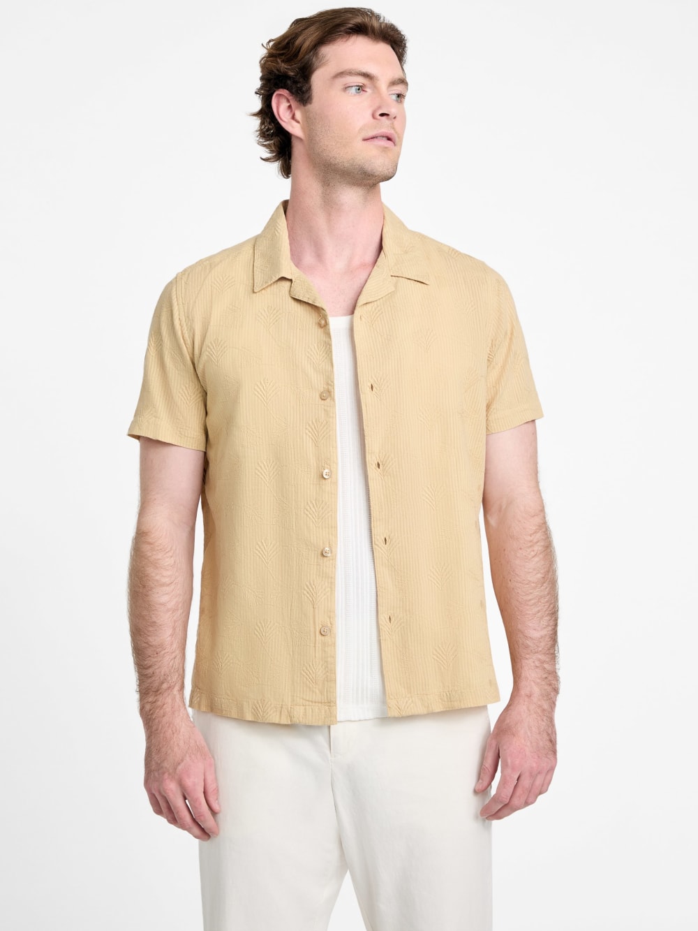 Moss Dobby Shirt - Guess