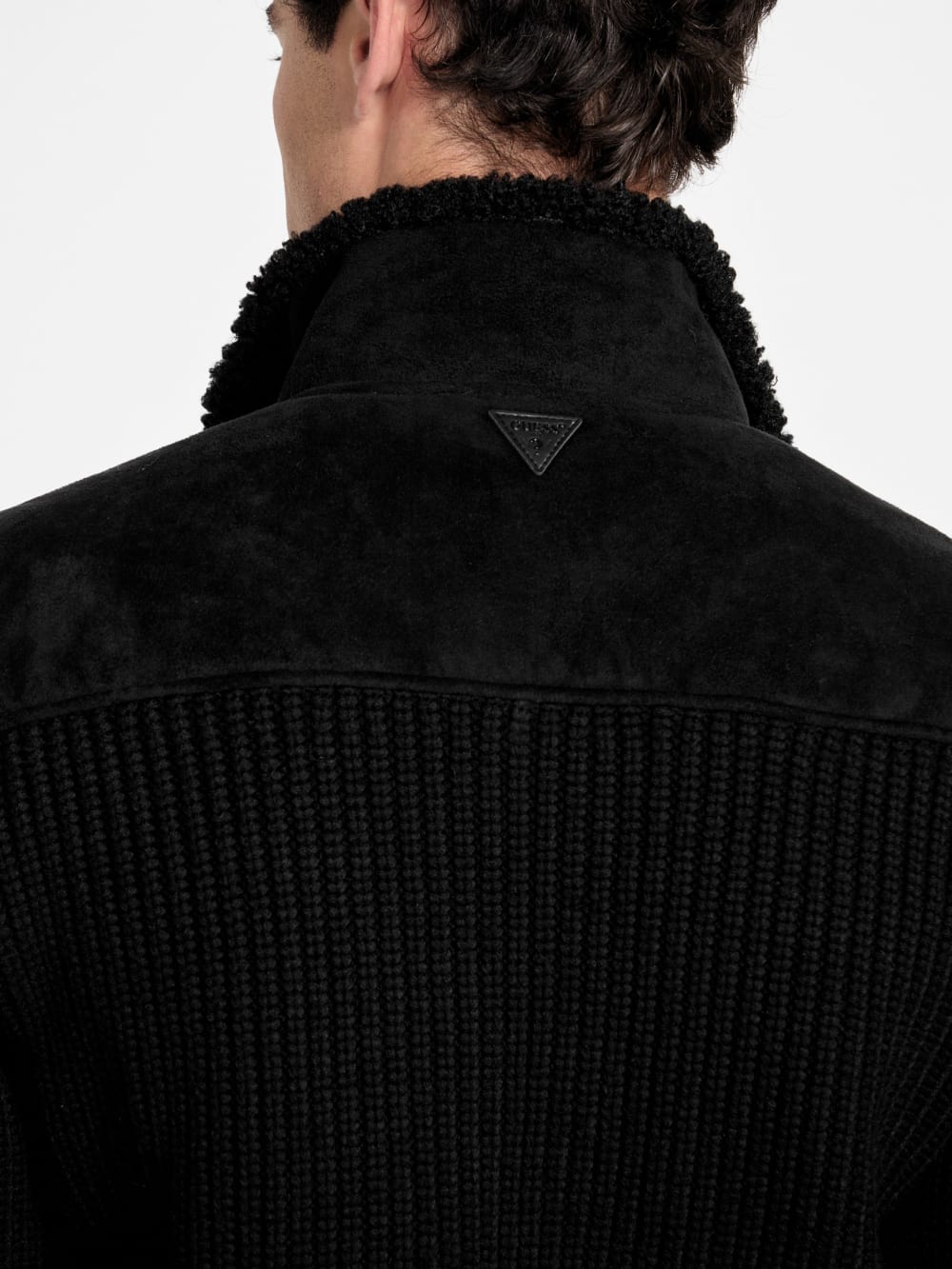 River Faux- Suede Knit Jacket - Guess