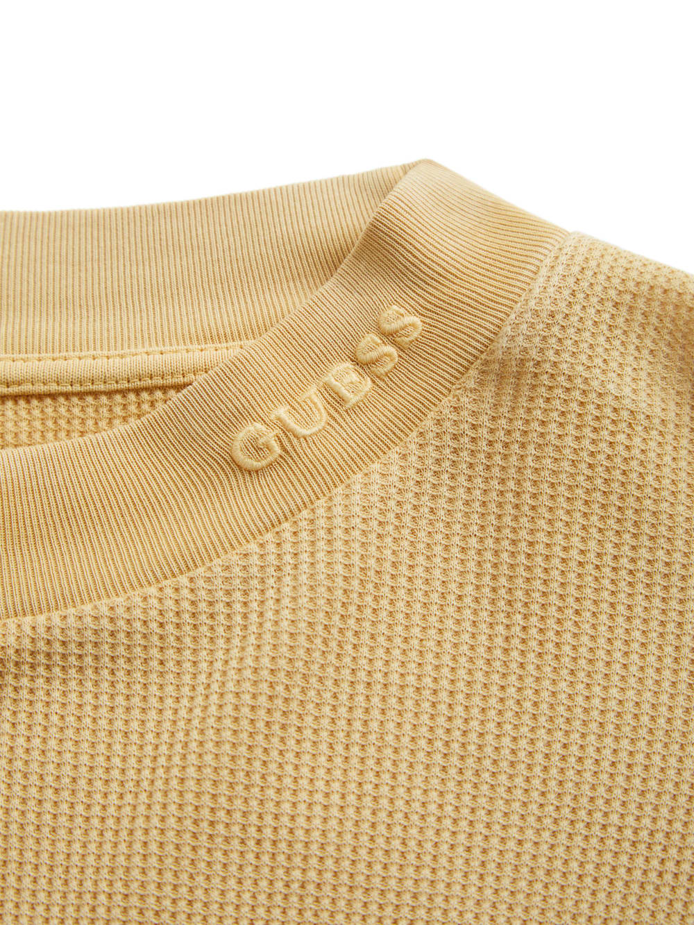 long-sleeve waffle mockneck - Guess