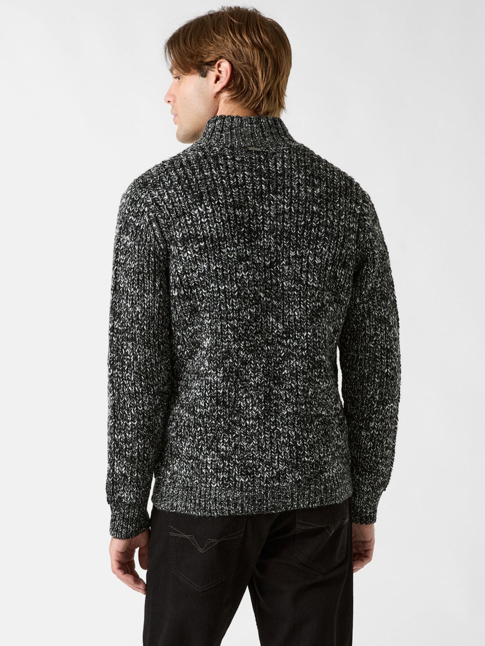 Austin Slub Zip-Up Cardigan - Guess