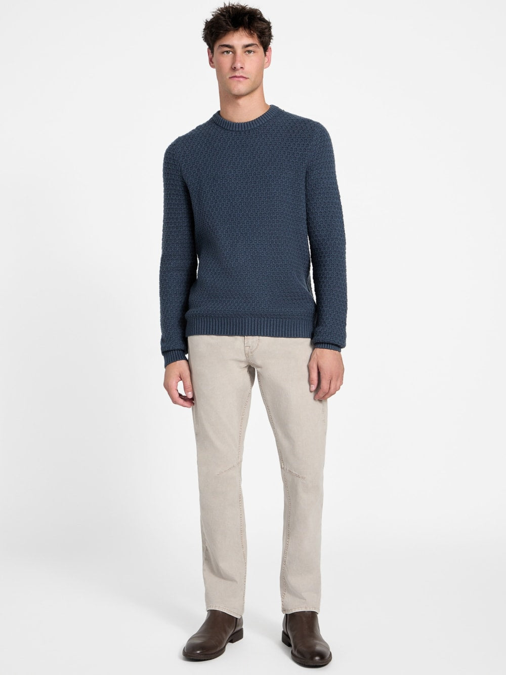 Eco Arlo Open-Stitch Sweater - Guess