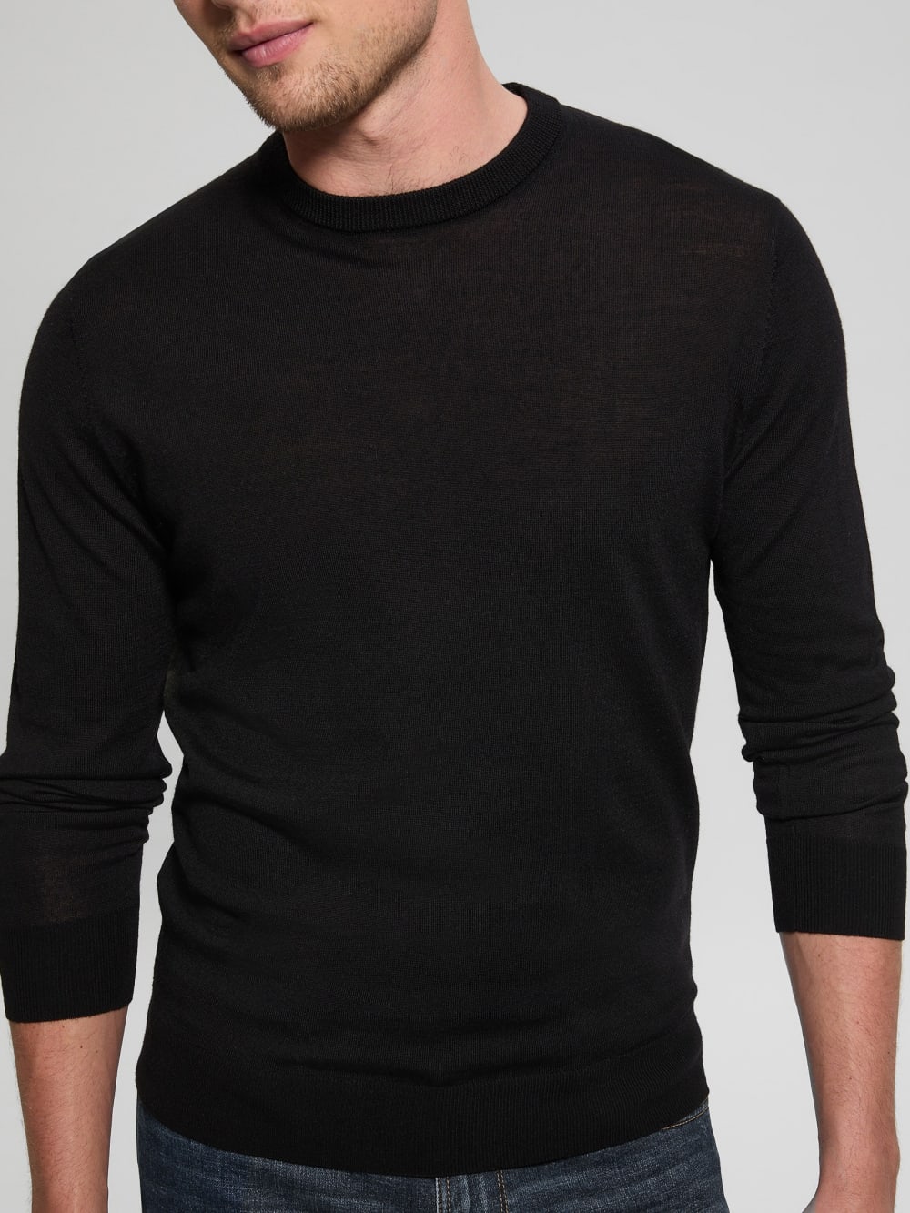 Fred Crewneck Wool Sweater - Guess
