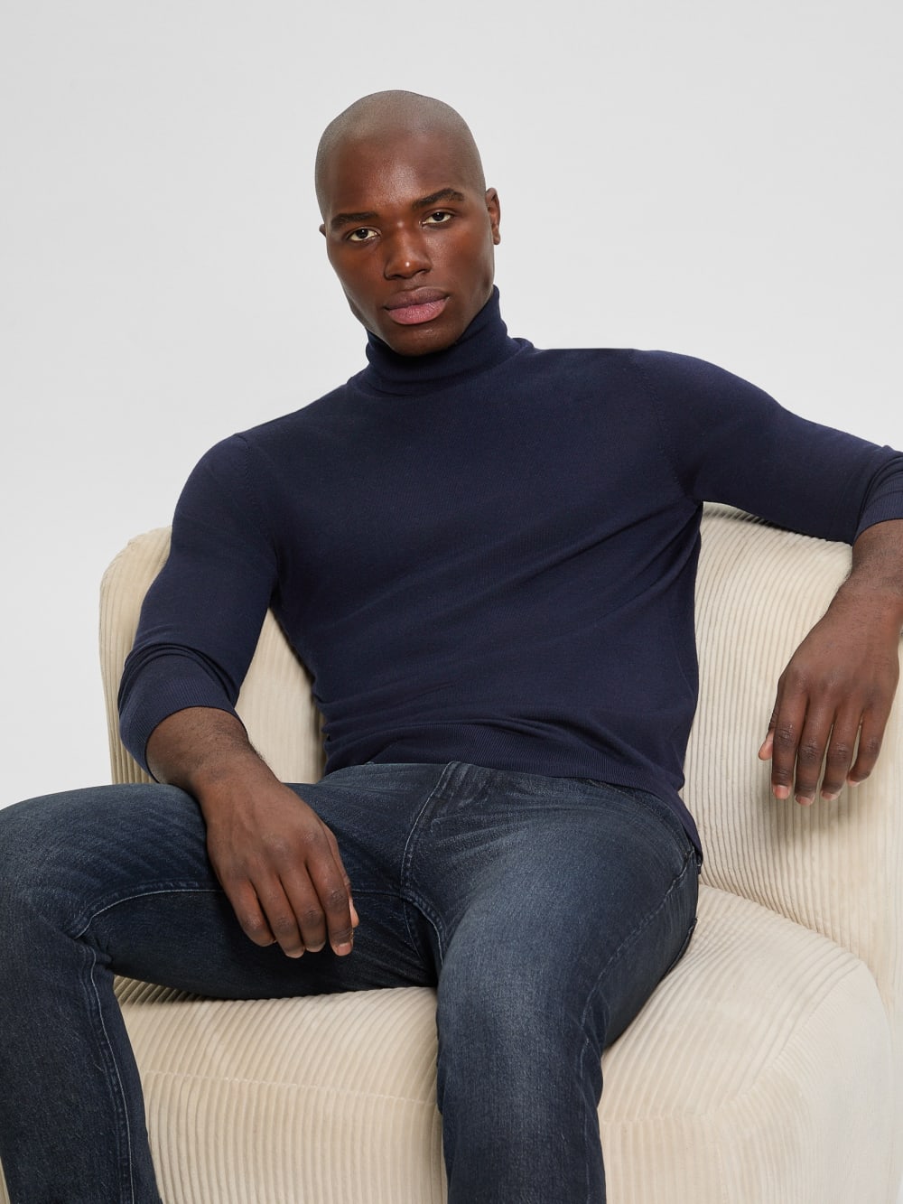 Fred Wool Turtleneck Sweater - Guess