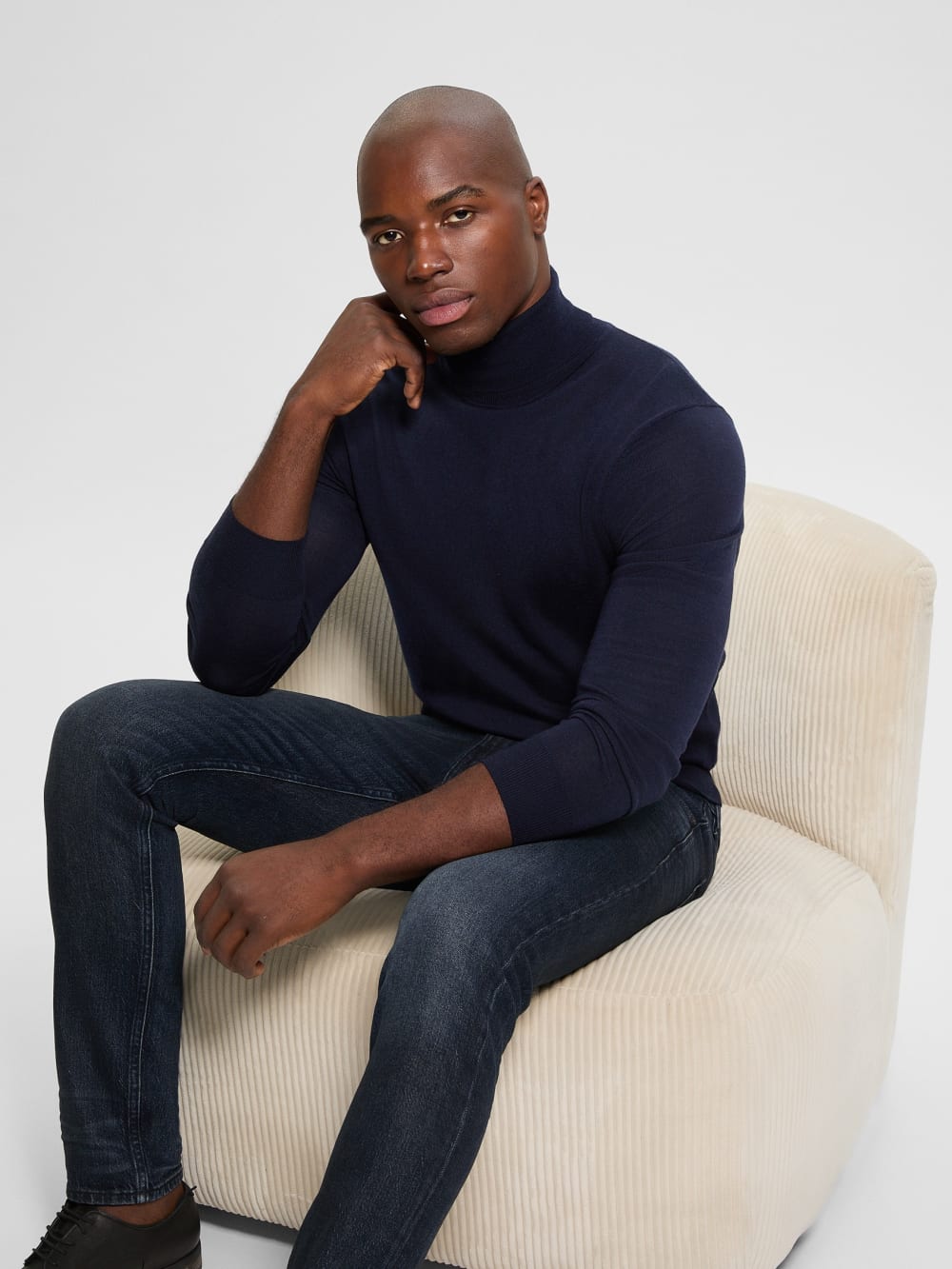Fred Wool Turtleneck Sweater - Guess