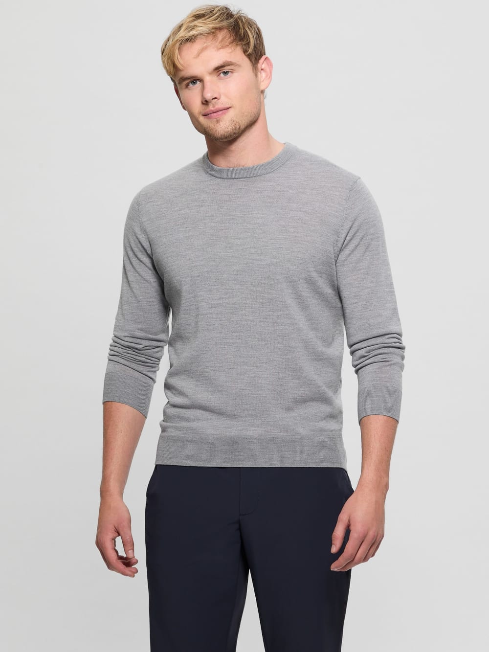 Fred Crewneck Wool Sweater - Guess