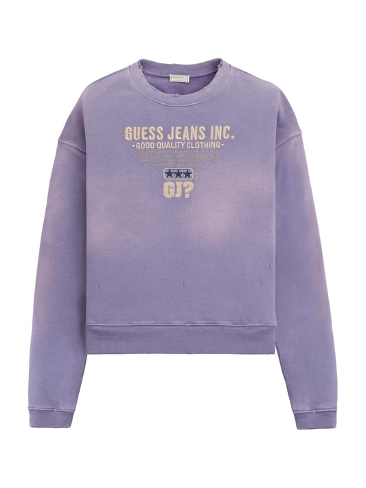 Script Logo Crewneck Sweatshirt - Guess