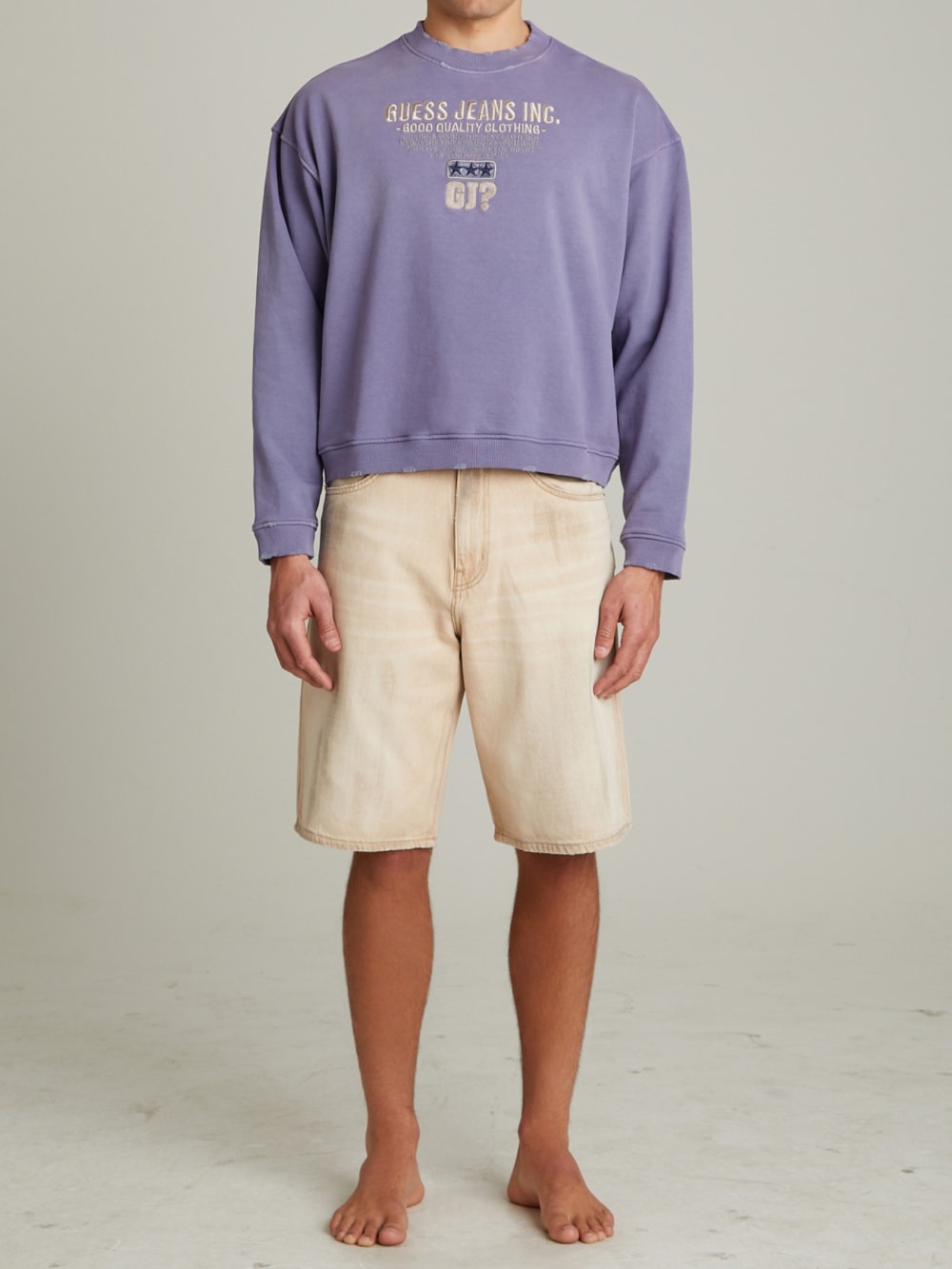 Script Logo Crewneck Sweatshirt - Guess